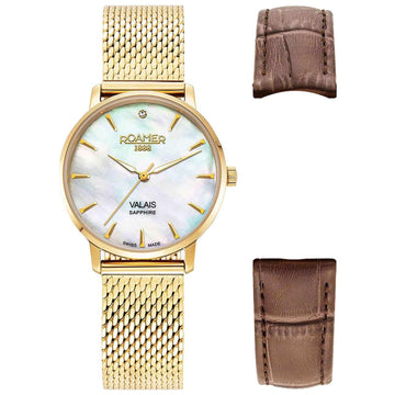 Γυναικείο ρολόι Roamer Valais Ladies Box Set 989847-48-10-05.